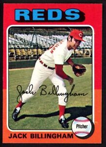 1975 Topps #235 Jack Billingham - Cincinnati Reds - EXMT - ID102