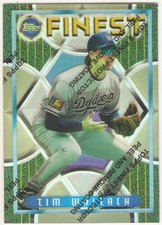 TIM WALLACH REFRACTOR 1995 TOPPS FINEST 62 LOS ANGELES DODGERS MONTREAL EXPOS
