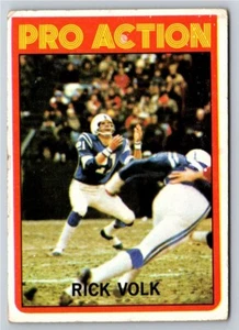 1972 Topps #125 Rick Volk IA Baltimore Colts - Picture 1 of 2
