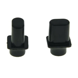 *NUEVO 2 PUNTAS DE INTERRUPTOR TOPHAT de colección para EE. UU. + MIM CRL Fender Telecaster Tele Negro - Imagen 1 de 2