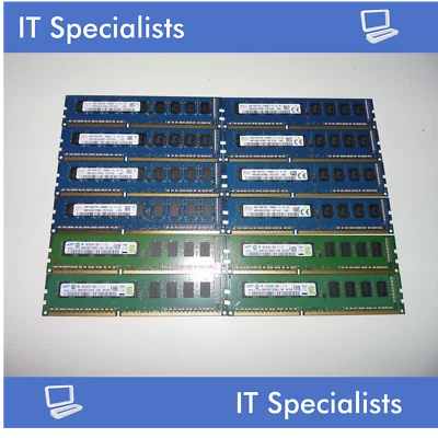 8GB (4x2GB) 1Rx8 PC3-12800E Samsung / Hynix / SK Hynix HP ECC server memory set - Image 1 of 4