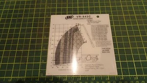 INGERSOLL RAND VR-843C SIDE TILT CARRIAGES CAPACITY CHART 13334990, 13 334 990 - Picture 1 of 6