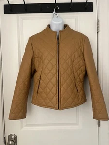 Chaqueta de cuero moderna Matrix dorada grande - Imagen 1 de 7