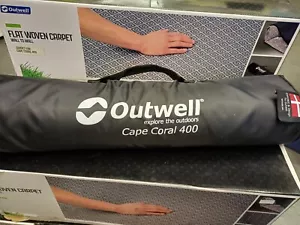 Outwell CAPE CORAL 400 Flat Woven Wall to Wall Tent Carpet (NEW) - Picture 1 of 4