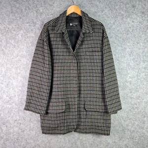 Vintage Mark Richard Jacket Womens 14 Grey Coat Wool Button 7036 - Bild 1 von 13