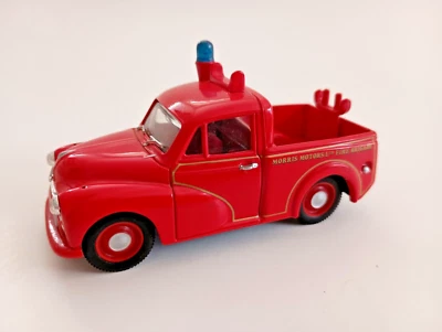 Corgi Custom Morris Minor 1/43 Red Pick Up Ladder Truck "Fire Brigade" - Image 1 of 4