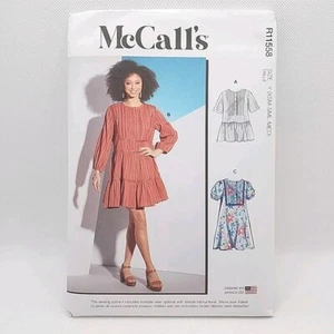 McCall's R11558/ 8330 Misses' Dress Or Tunic Top Sewing Pattern Size XS-M Uncut - Picture 1 of 9