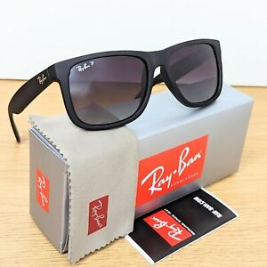 Ray-Ban Justin Wayfarer RB4165 622/T3 55mm Grey Gradient Polarized Sunglasses 