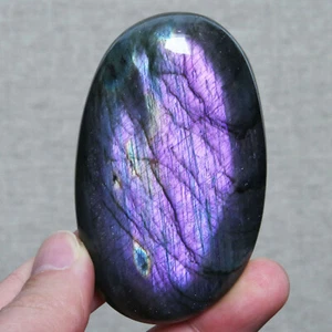 B5843-152g Natural Purple Blue Rainbow Labradorite Crystal Polished Healing - Picture 1 of 8