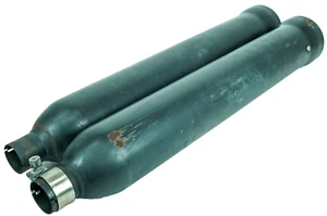 12 Harley Road Glide Touring Exhaust Muffler Silencer Cobra Rusty SCRATCH 1325 - Bild 1 von 22