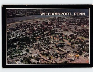 Postcard Aerial View Williamsport Pennsylvania USA - Picture 1 of 2
