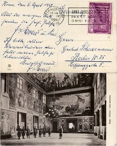 VATICANO-Basiliche 35L(129) su cartolina x Berlino 8.4.1950 - Picture 1 of 1