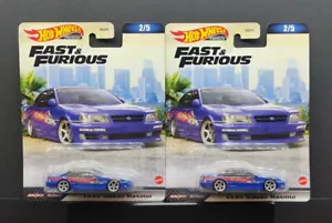 Hot Wheels Premium 2023 Fast & Furious '99 Nissan Maxima lote de 2 - Imagen 1 de 5