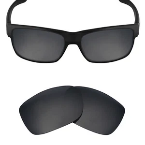 hdhut POLARIZED Replacement Lenses for-Oakley TwoFace Sunglasses Stealth Black - Picture 1 of 7