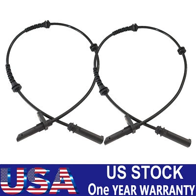 2pcs Rear ABS Wheel Speed Sensor 34526784901 For BMW 535d 2014-2016 528i 535i US - Image 1 of 4