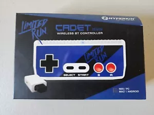LIMITED RUN GAMES "Cadet" BLUE Premium Bluetooth Controller for Nintendo NES - Picture 1 of 3
