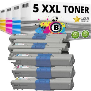 SET 5x XXL Toner Patronen kompatibel OKI C301DN C321DN MC342DNW MC332DN MC342DN - Bild 1 von 9