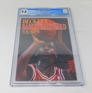 Revista de tarjetas de baloncesto MICHAEL JORDAN Beckett 1 CGC 9.8 portada de edición - Imagen 1 de 5