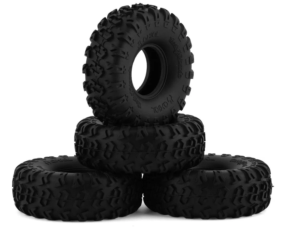 Axial 1.0 Rock Lizards Tires 2.44 62mm 4pcs AX24 AXI40007 RC Tire