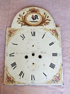 Antigua esfera de reloj de abuelo piezas metálicas faciales Perth Macfarlane Old Estate NX - Imagen 1 de 9