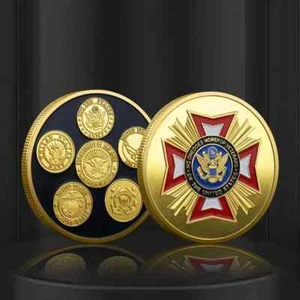 6 SERVICE BRANCHES,ARMY,MARINE CORPS,NAVY,AIR FORCE,SPACE FORCE AND COAST GUARD - Picture 1 of 1