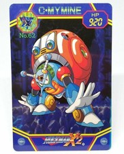 No.62 Christer Mymine MEGA (ROCK) Man X2 Card 1992～1997 BANDAI CAPCOM JAPAN