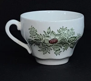 Vintage Enoch Wedgewood Tunstall Green Pheasant Tea Cup - Picture 1 of 6