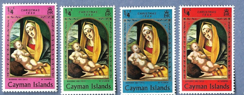CAYMAN ISLANDS , 1969 , CHRISTMAS , SET OF 4 MNH ,  - Image 1 of 1