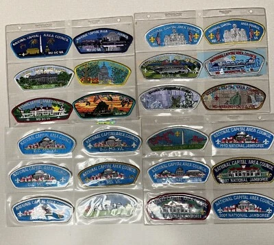 Coleção de adesivos do Conselho da Área da Capital das Nações BSA 48 tiras do Conselho - Imagem 1 de 2