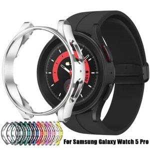 Case TPU Plating Cover Guard Frame For Samsung Galaxy Watch 5 Pro 45mm - Zdjęcie 1 z 23