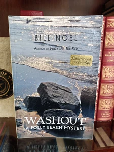 Washout (Folly Beach Mystery)_Bill Noel_TPB_2010_SIGNED_1ST Edition_Very Good - Picture 1 of 8