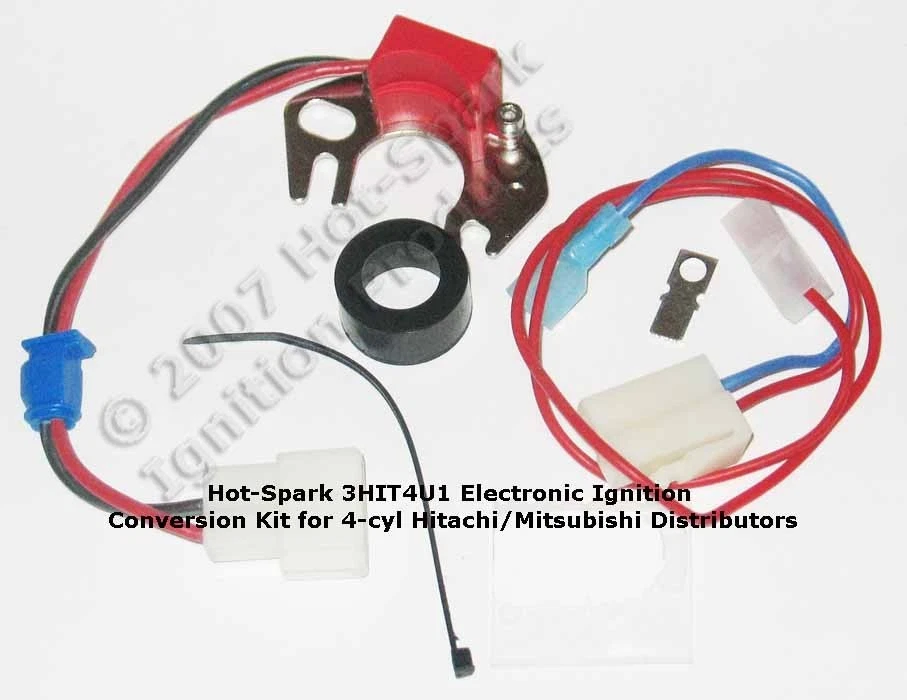 Electronic Ignition: Ford/Honda/Mazda/Datsun 4cyl w/ Hitachi Distributor 3HIT4U1 - Image 1 of 3