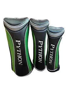 Fundas para la cabeza de golf Snake Eyes Python. Negro/verde. . Driver, calle, híbrido. - Imagen 1 de 1
