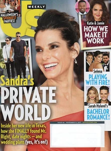US WEEKLY Nov. 13 2017 Sandra Bullock Justin Bieber Selena Gomez Kendall Jenner - Picture 1 of 3