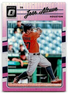 2017 Donruss Optic Pink Jose Altuve Houston Astros #102