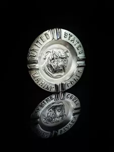 USMC CENICERO ALUMINIO MACIZO NUEVO - Imagen 1 de 12