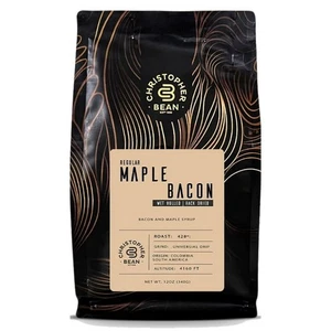 Christopher Bean Coffee MAPLE BACON Flavored Coffee 1-12-Oz Bag Whole Bean Reg - Picture 1 of 2