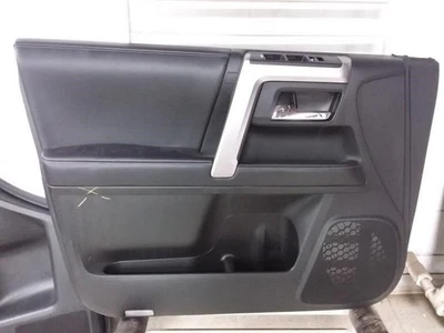 2021 Toyota 4 Runner Driver Side Front Door Trim Panel Black TRIM 22* OEM parts - Image 1 of 4