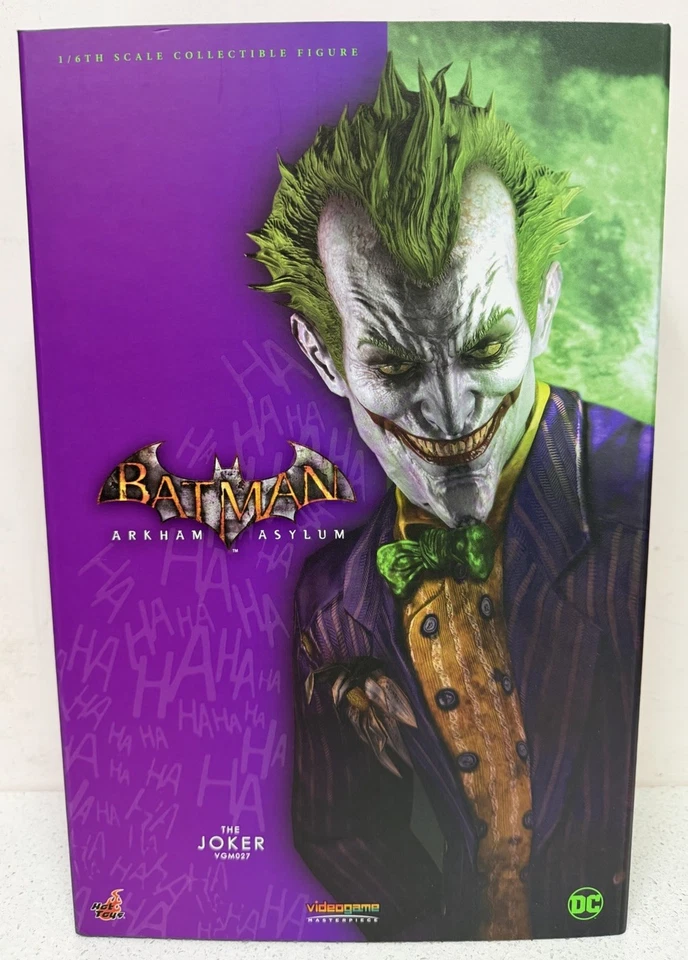 Figura de acción Hot Toys en muy buen estado 27 Batman Arkham Knight Joker 12 pulgadas 1/6 USADA Foto 1 de 4