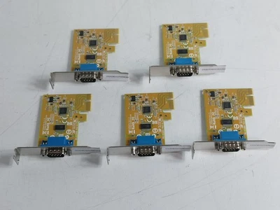 Lot of 5 DELL Sunix RS-232 Low Profile Serial Port PCI-E Interface Card NT0HM - Image 1 of 4
