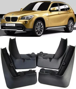 New Genuine FRONT & REAR Molded Splash Guards Mud Flaps FOR 2010-2015 BMW X1 E84 - Picture 1 of 7
