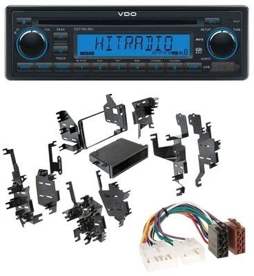 VDO AUX MP3 1DIN CD USB Autoradio für Toyota Highlander MR2 Sequoia Yaris - Bild 1 von 4