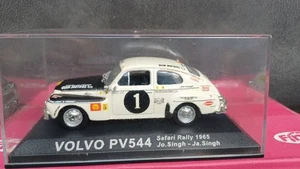 IXO Deagostini 1/43 Scale WRC 1965 Volvo PV544 Joginder Singh; Jaswant Singh #1 - Picture 1 of 3