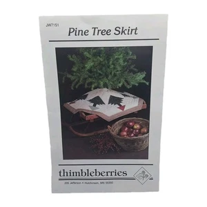 Pine Tree Skirt Quilt Johanna Wilson Thimbleberries Christmas Pattern UC FF - Picture 1 of 6