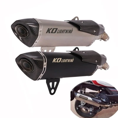 Slip-on Muffler Exhaust Pipe Real Carbon Fiber For BMW C400GT 2019-2024 C400X - Imagen 1 de 4