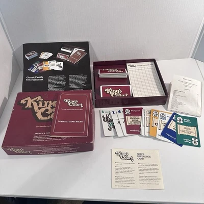 King's Court Card Game - Vintage 1983; John Johnson Janjohn- Very Rare Complete - Image 1 of 4