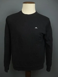 Sudadera Pullover J.Lindeberg Negra 100% Algodón Cuello Redondo Manga Larga Talla M - Imagen 1 de 14