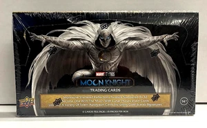 Caja de pasatiempos sellada de fábrica Caballero Luna Marvel Studios Upper Deck 2023 - Imagen 1 de 3