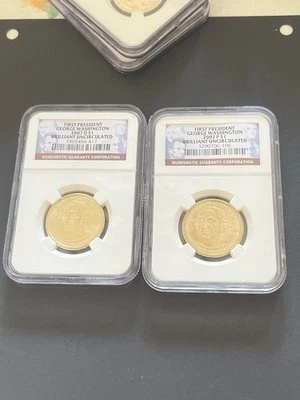 2007-P & D $1 George Washington Presidential Dollars. - Image 1 of 4