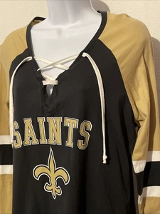Majestic NFL New Orleans Saints Logo Langarmshirt Damen XL - Bild 1 von 11